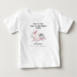 Camiseta Nascido no Ano do Coelho Signo do Zodíaco 2023