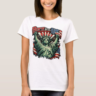 Camiseta Nascido Nos EUA