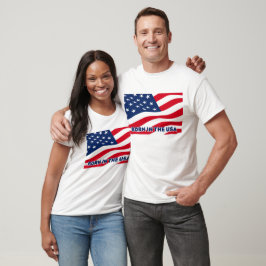 Camiseta Nascido nos EUA