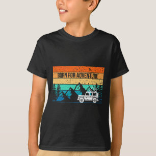 Camiseta Nascido Para Aventura Off Roading Mountain Biking