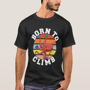 Camiseta Nascido para Escalar - Polvo de Bouldering e Escal