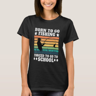 Camiseta Nascido Para Ir Pescar  Pescaria Robalo Peixe Pesc
