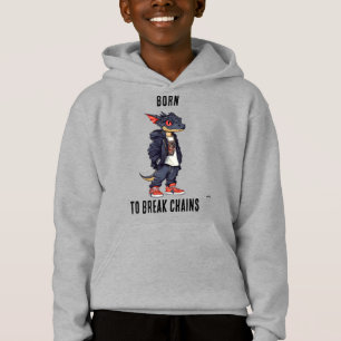 Camiseta Nascido para Quebrar Correntes Design de Dragão pa