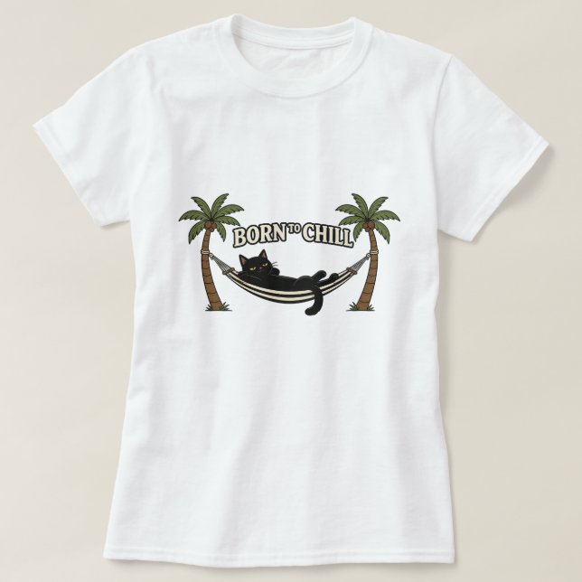 CAMISETA NASCIDO PARA RELAXAR (Frente do Design)