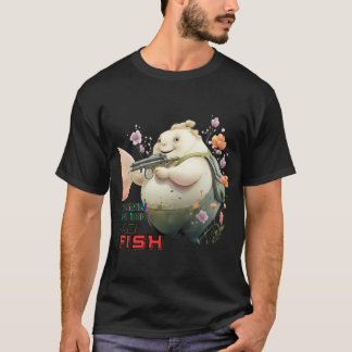 Camiseta Nascido para ser Badfish, Ilustração de Peixe Dive