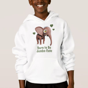 Camiseta Nascido para Ser Bebê Elefante Enorme Fofo Persona