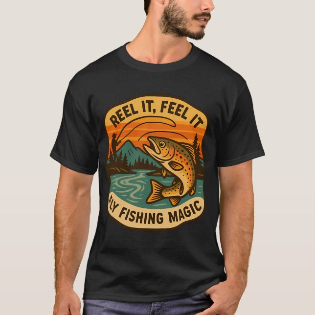 Camiseta Nascido Para Ser Uma Lenda Da Pesca (Frente)