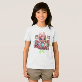 Camiseta Nascido para Ser Único Dragão Rosa Fofo – Inspirad