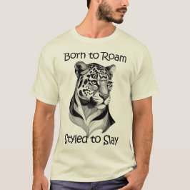 Camiseta Nascido para Vagar - Estiloso para Dominar