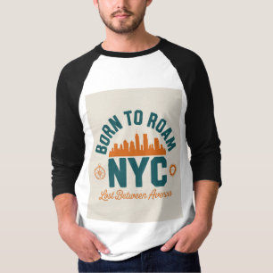 Camiseta Nascido para Vagar NYC