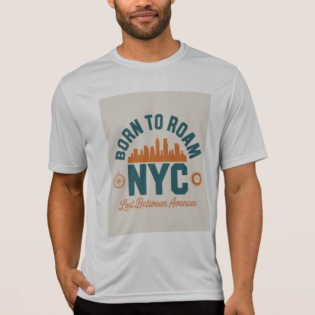 Camiseta Nascido para Vagar NYC (Frente)