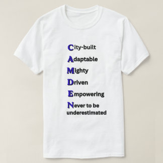 Camiseta NASCIDO PARA VENCER, Motivacional Azul CAMDEN Unis