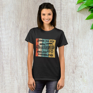 Camiseta Nascido Para Voar