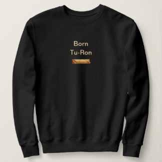 Camiseta Nascido Tu-Ron Filipino Trocadilho: Preto