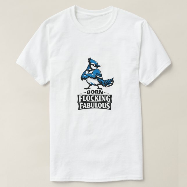 CAMISETA NASCIDOS BABULOSOS ÀS BANDAS (Frente do Design)