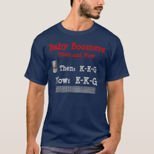Camiseta Nascidos no Baby Boom, então e agora