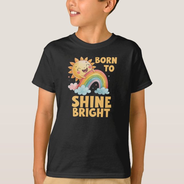 Camiseta Nascidos para Brilhar Crianças (Frente)
