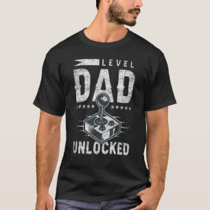 Camiseta Nascimento das aulas do Pai Nível de jogos do Novo