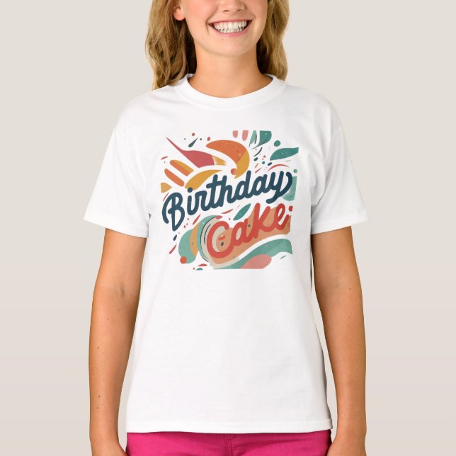 Camiseta Nascimento das Garotas de Bolo (Frente)