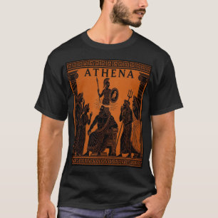 Camiseta Nascimento de Atena Arte Mitologia Grega