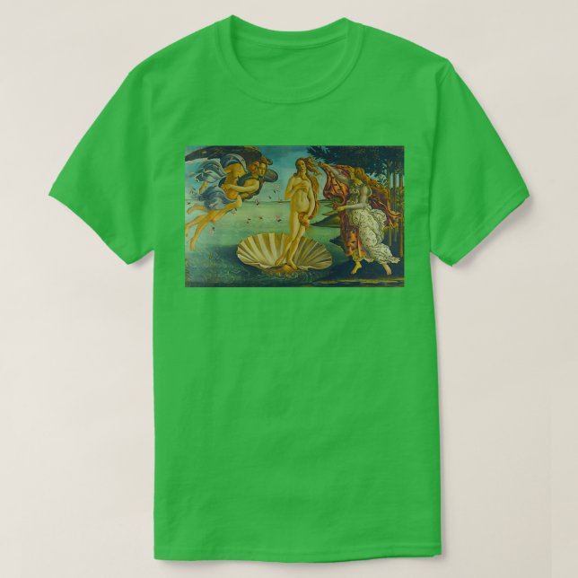 Camiseta Nascimento de Venus Sandro Botticelli em alta reso (Frente do Design)