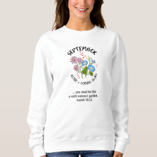 Camiseta Nascimento Mês Flor Cristão de SETEMBRO