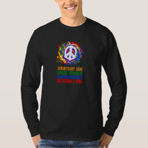 Camiseta Nascimento Terra Criou Humanos Contra Racistas E