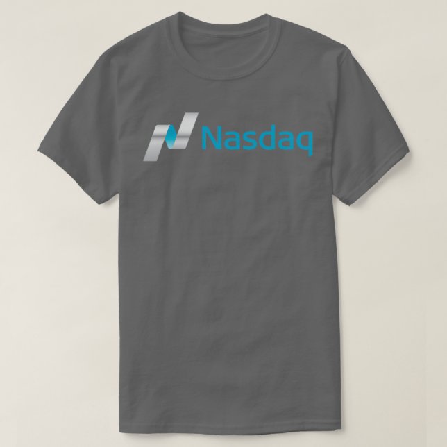 Camiseta Nasdaq Stock Market Exchange Logo (Frente do Design)