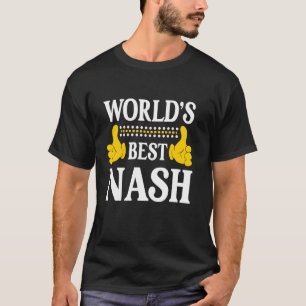 Camiseta Nash Surname Equipe Funny Família Sobrenome Mundo