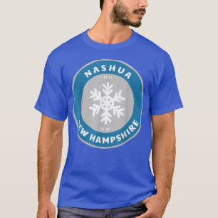 Camiseta Nashua New Hampshire NE Winter Snowflake Souv
