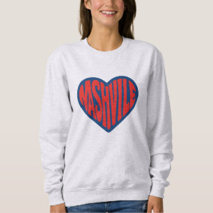 Camiseta Nashville Groovy Heart Design - Retro Psychedelic