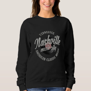 Camiseta Nashville Music City Vinyl Vintage