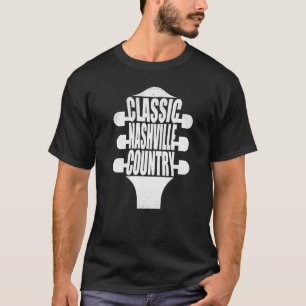 Camiseta Nashville Música Country Clássica Tennessee Violão
