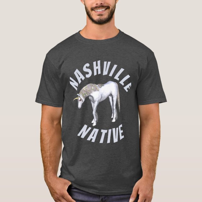 Camiseta Nashville Native Unicorn (Frente)