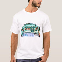 Nashville Pescador Neon Sinal Fish Watercolor