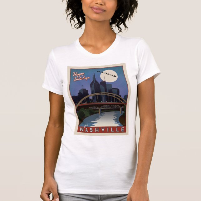 Camiseta Nashville Skyline (Frente)