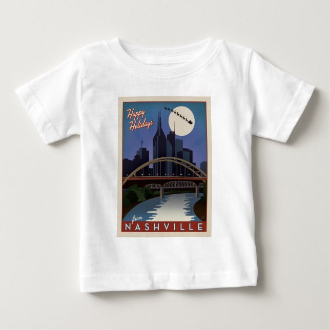 Camiseta Nashville Skyline (Frente)