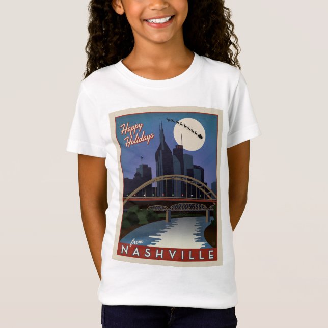 Camiseta Nashville Skyline (Frente)