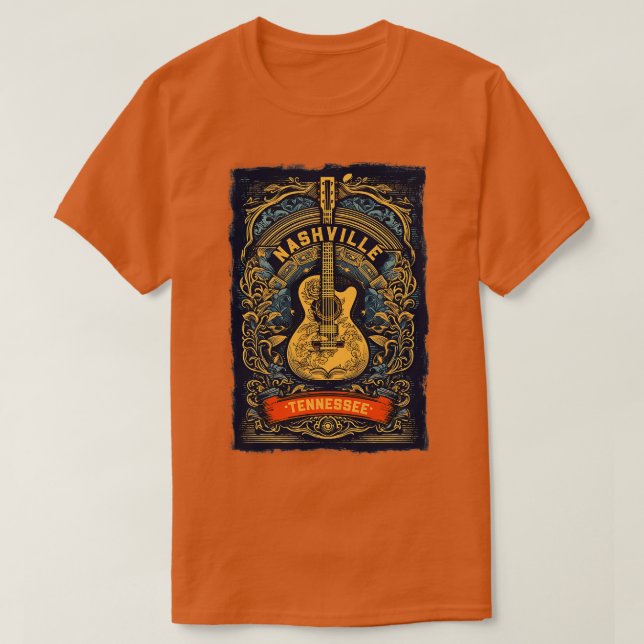 Camiseta Nashville Tenn (Frente do Design)
