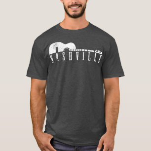 Camiseta Nashville Tennessee Country Music City Guitar Play