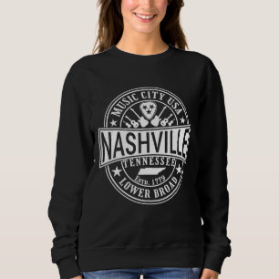 Camiseta Nashville Tn Music City Usa Lower Broadway Est 177