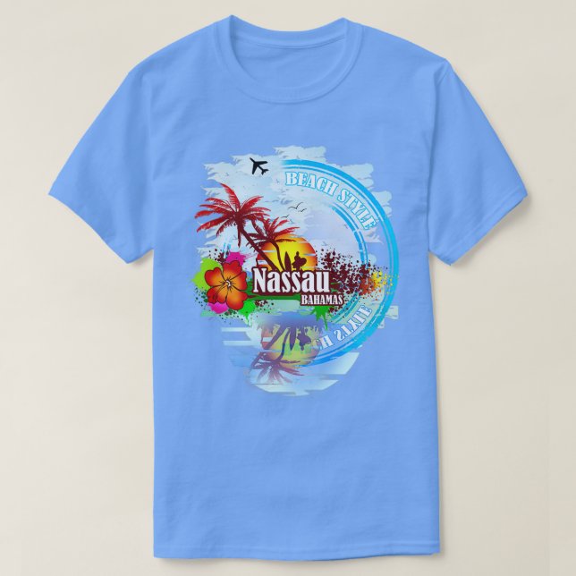 Camiseta Nassau Bahamas (Frente do Design)