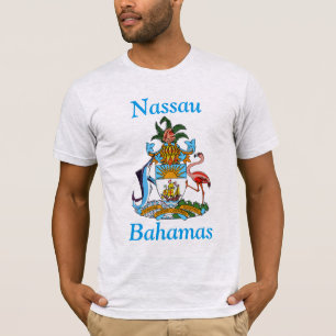 Camiseta Nassau, Bahamas com brasão