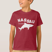 Nassau - Camisa-T de mergulho de tubarão das Baham