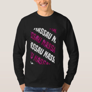Camiseta Nassau Camo - Camuflagem Rosa Padrão