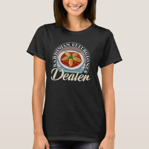 Camiseta Nat das especialidades culinárias da Sardenha Culu