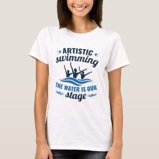 Camiseta Natação Artística Água Sincronizada É Nosso Estági