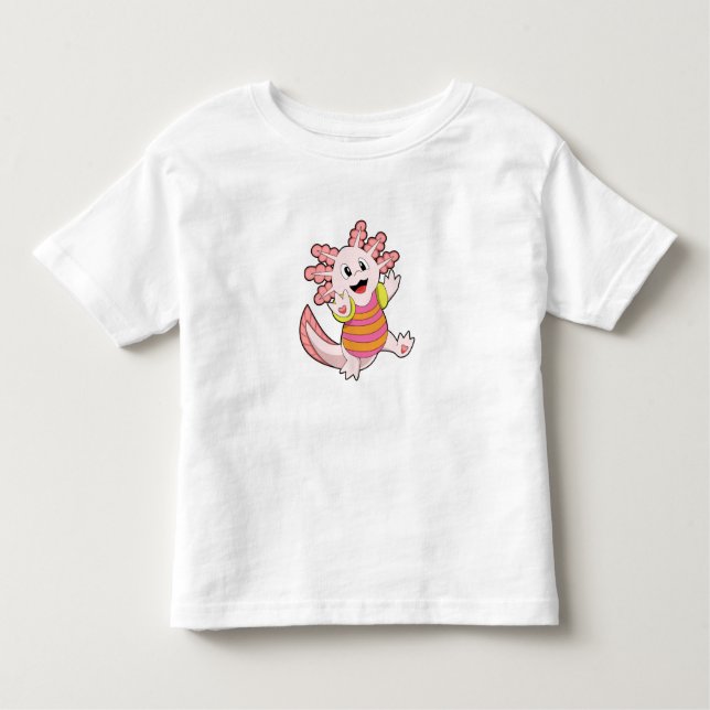 Camiseta Natação Axolotl (Frente)