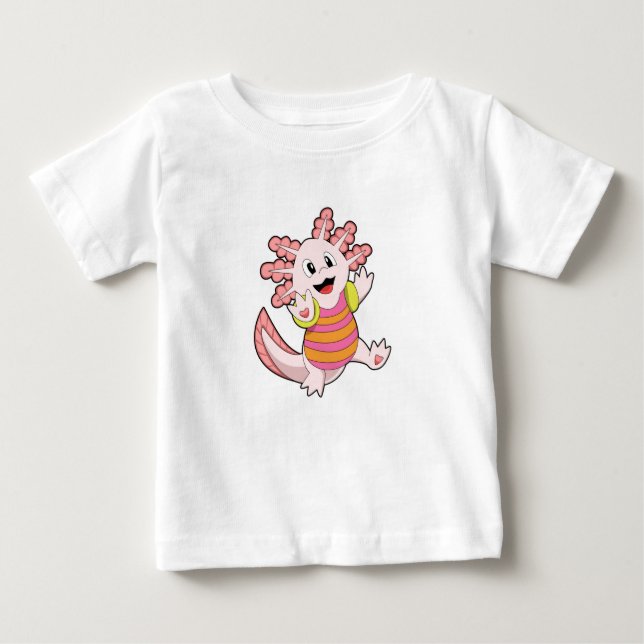 Camiseta Natação Axolotl (Frente)