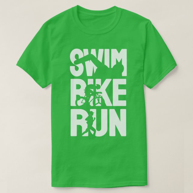 Camiseta Natação Bike Run (Frente do Design)